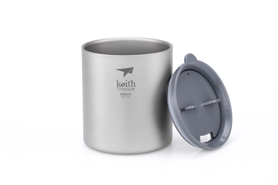 Titán termoszbögre fedéllel Mug Keith® 600 ml