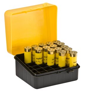 Töltényes doboz - sörétes 25 db Plano Molding® USA - Sárga/Fekete