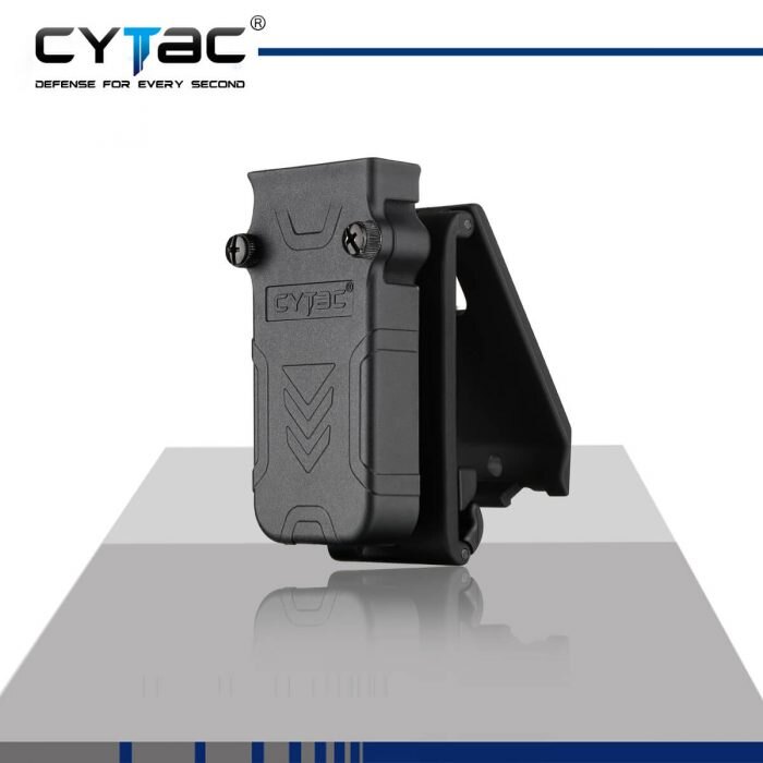 Univerzális övtok tárhoz, övcsipesszel Cytac® 9 mm, .40 és .45 - fekete