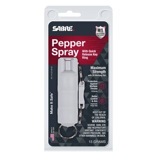 Védekező spray / gyorsan rögzíthető gyűrű Sabre Red®