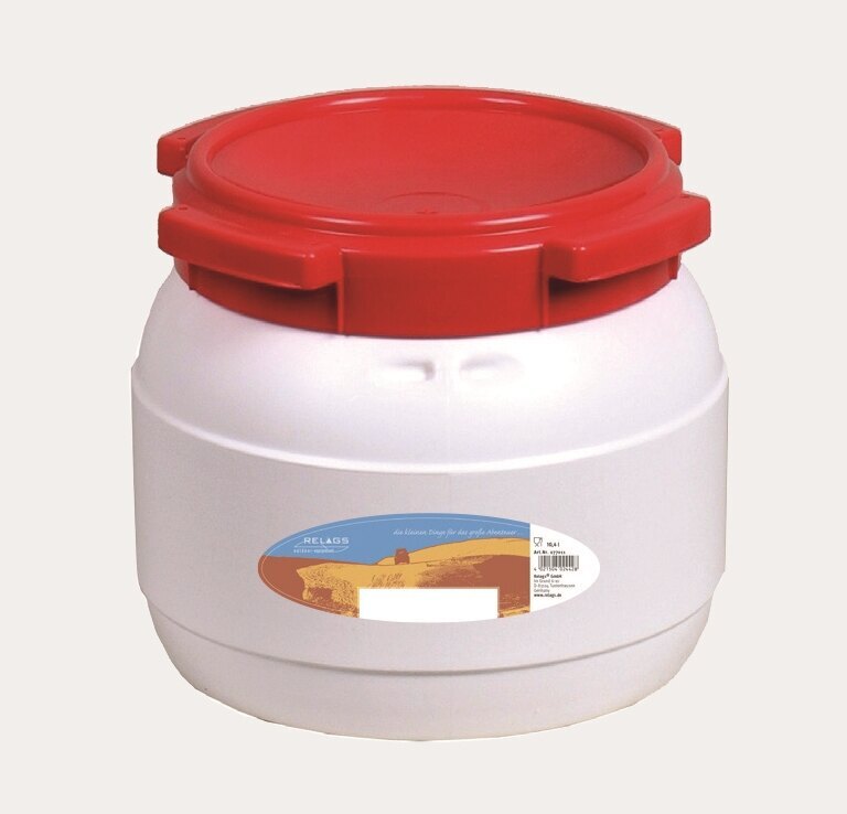 Vízálló BasicNature® hordó 10,4 l - fehér