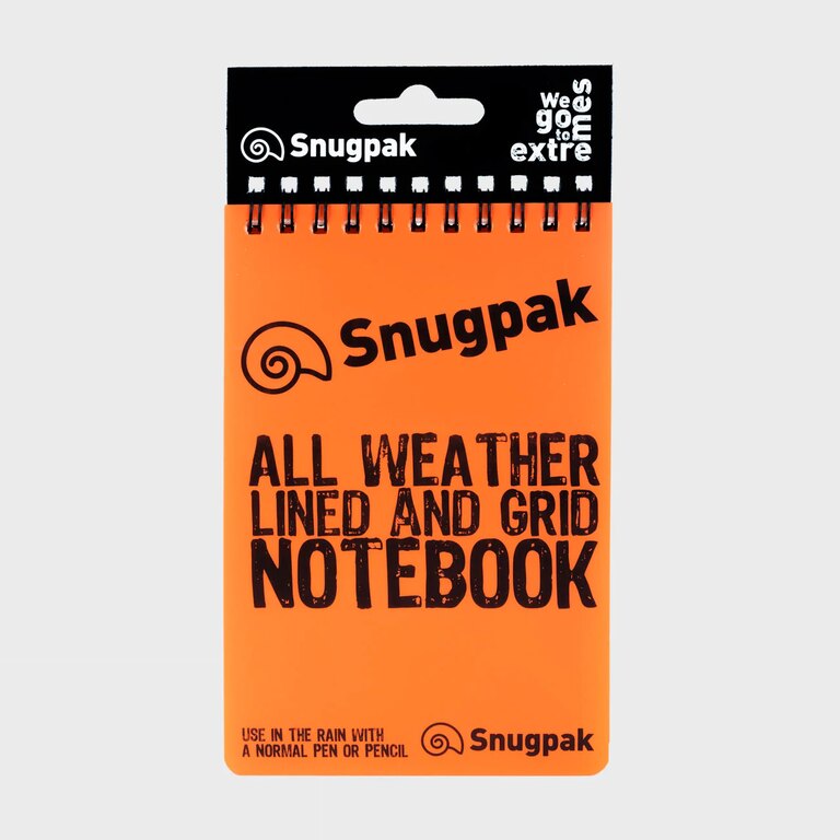 Vízálló Snugpak® jegyzetfüzet vonalas, négyzethálós
