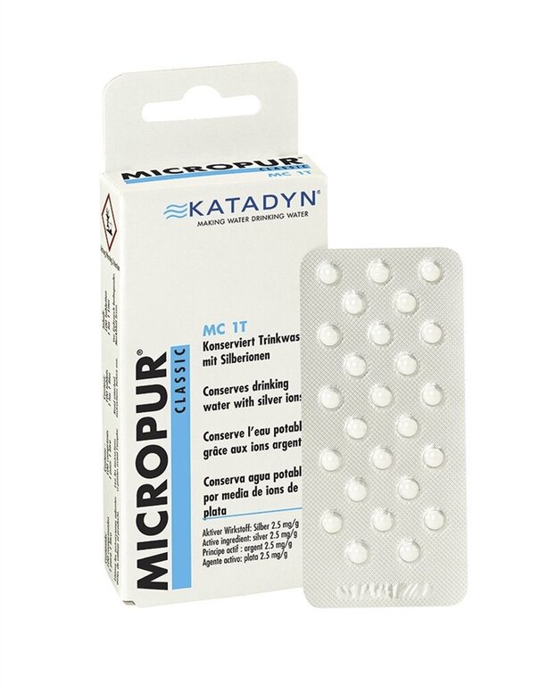 Vízfertőtlenítő tabletták KATADYN® Micropur Classic MC 1T 100 tb